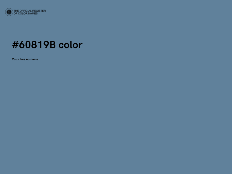 #60819B color image