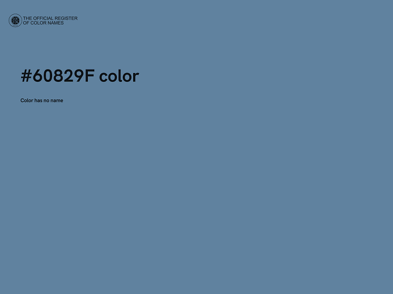 #60829F color image