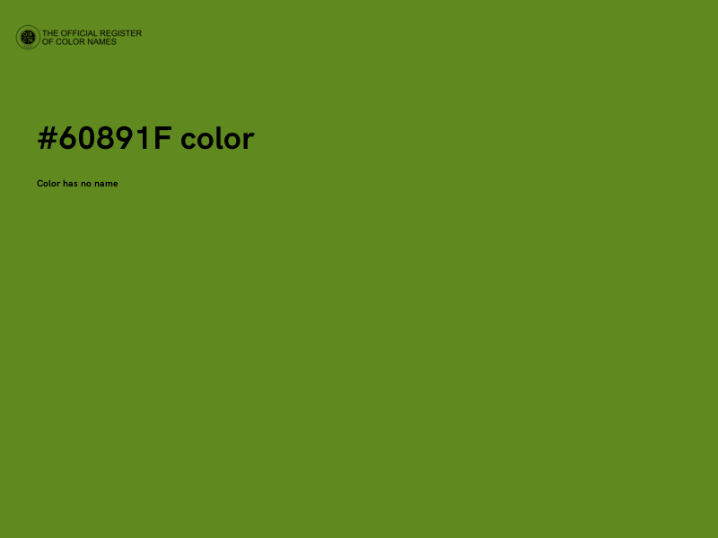 #60891F color image