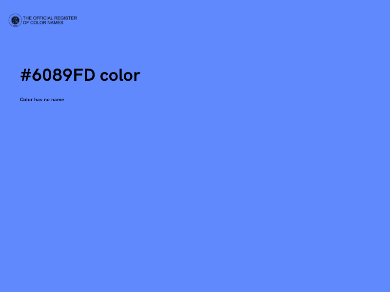 #6089FD color image