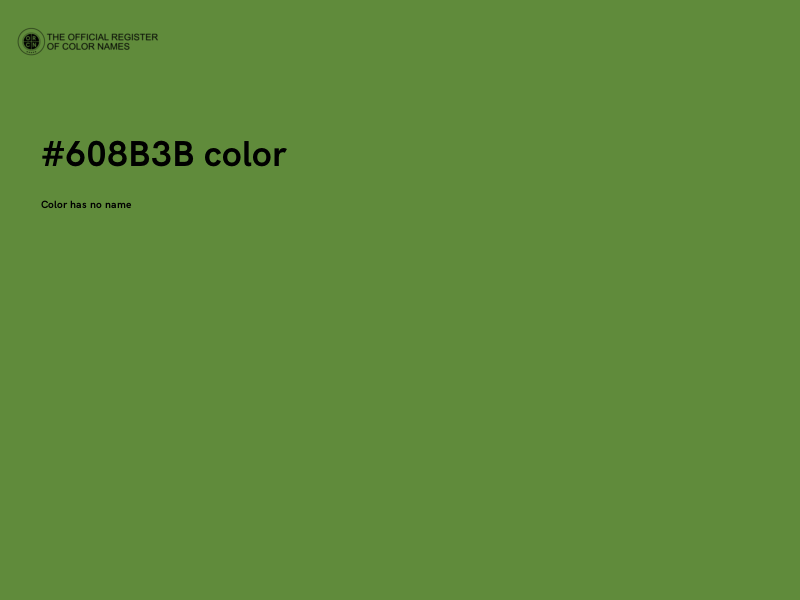 #608B3B color image