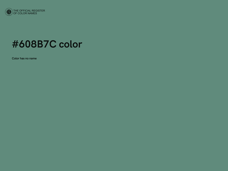 #608B7C color image