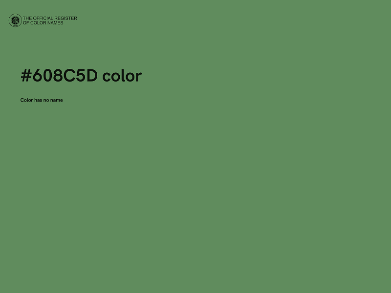 #608C5D color image