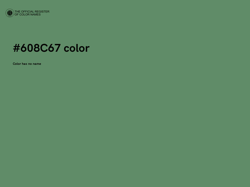 #608C67 color image