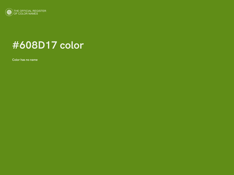 #608D17 color image