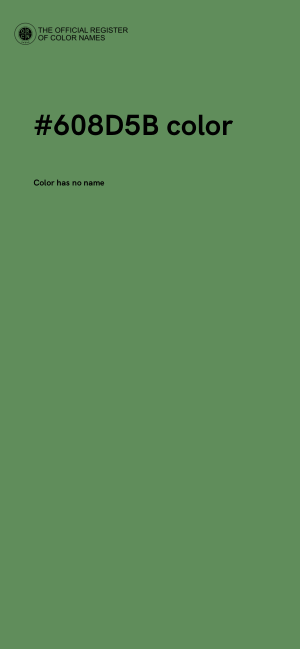 #608D5B color image