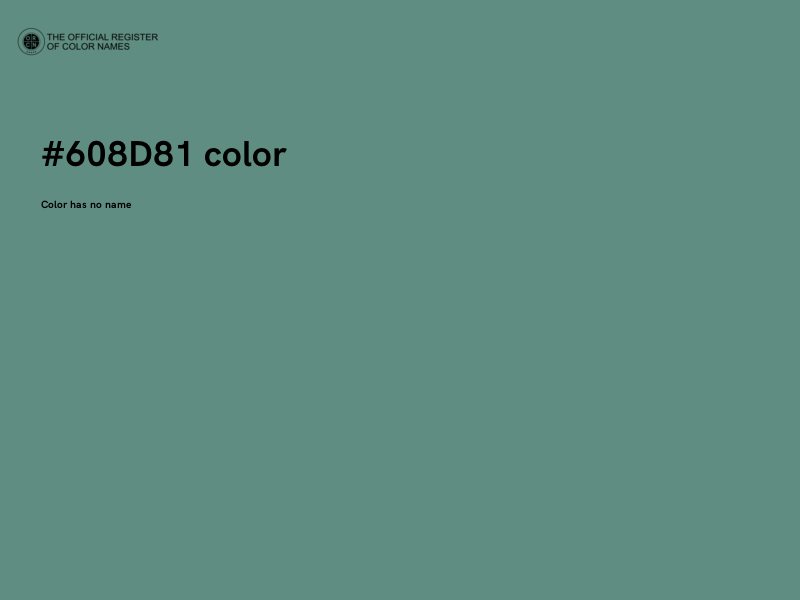 #608D81 color image