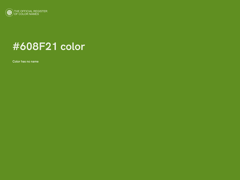 #608F21 color image