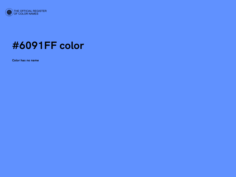 #6091FF color image