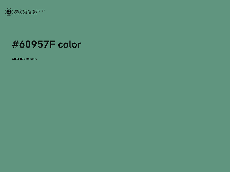 #60957F color image
