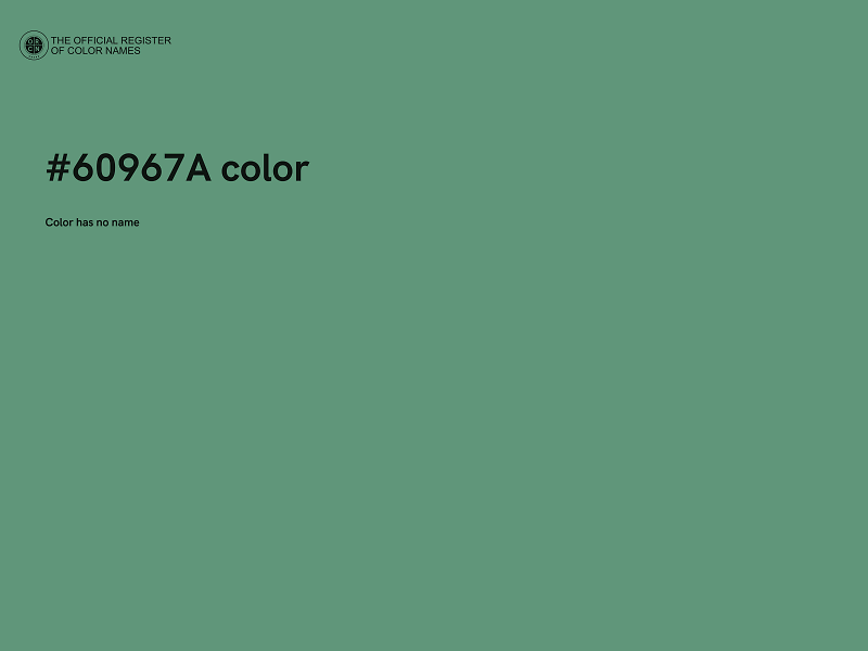 #60967A color image