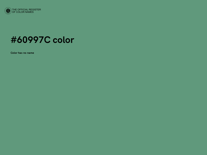 #60997C color image