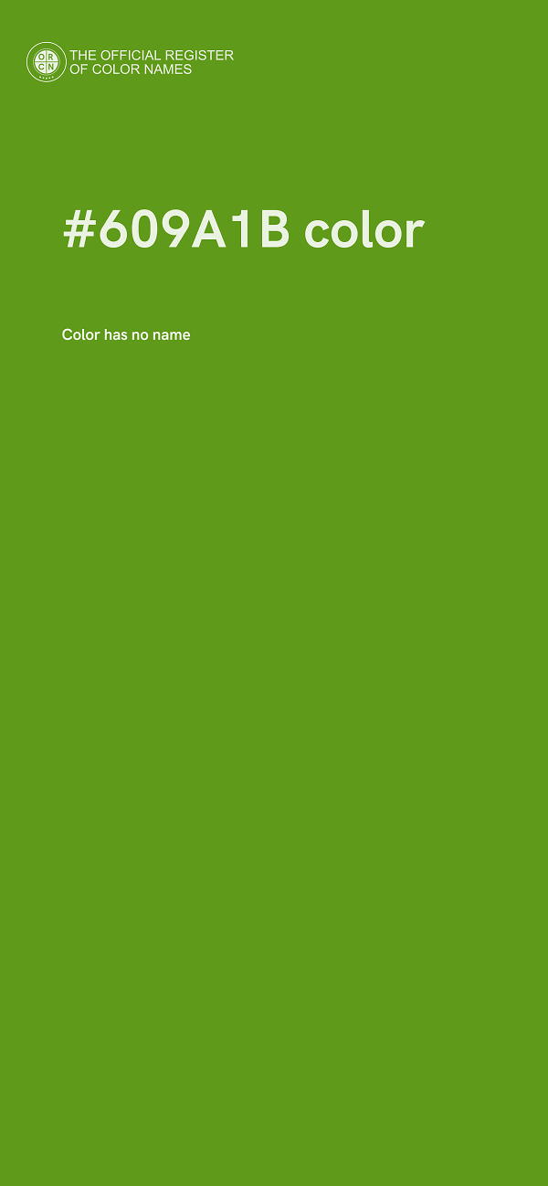 #609A1B color image