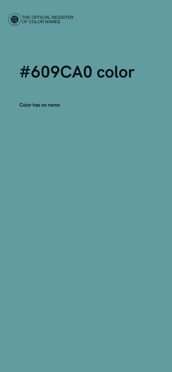#609CA0 color image