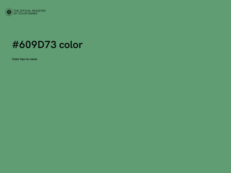 #609D73 color image