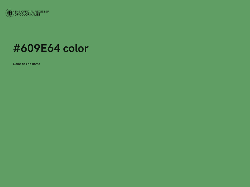 #609E64 color image