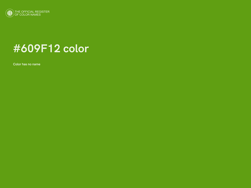 #609F12 color image