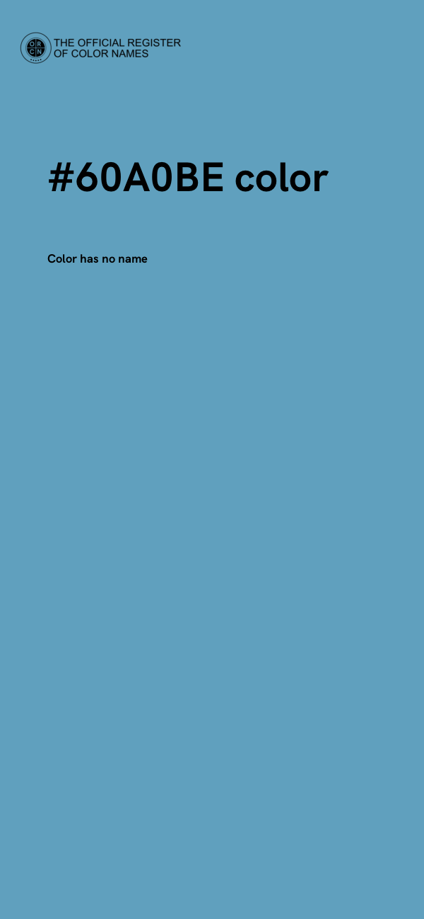 #60A0BE color image