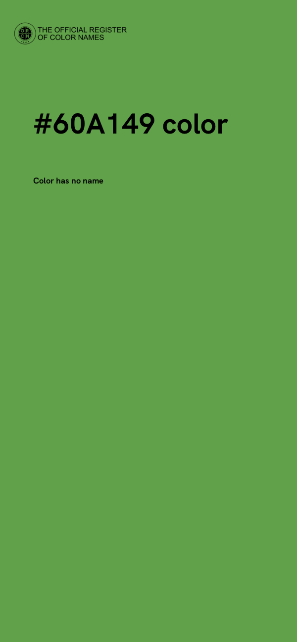 #60A149 color image