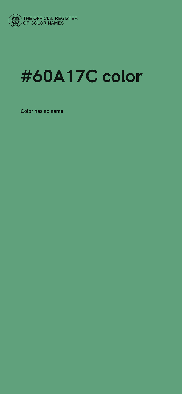 #60A17C color image