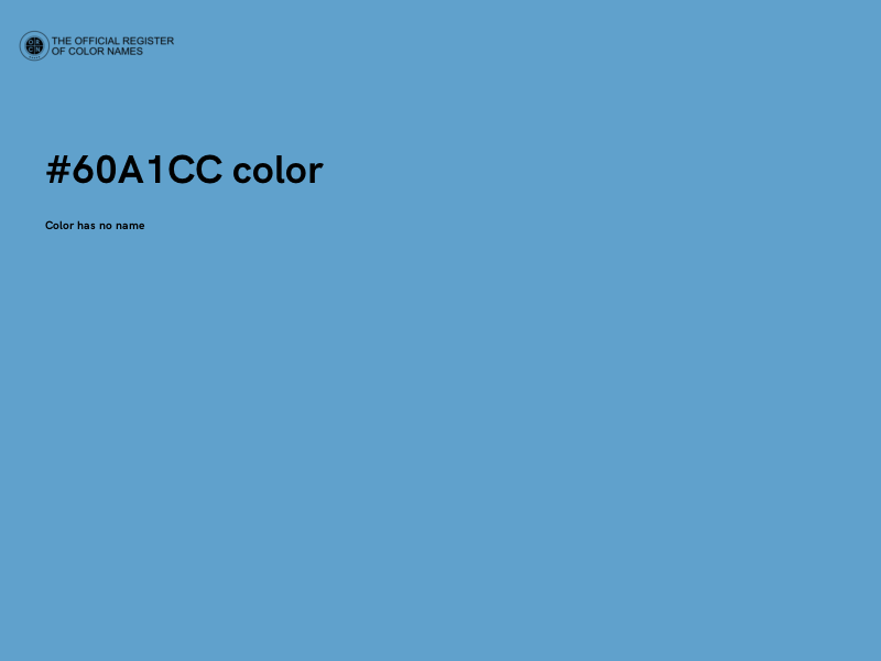 #60A1CC color image