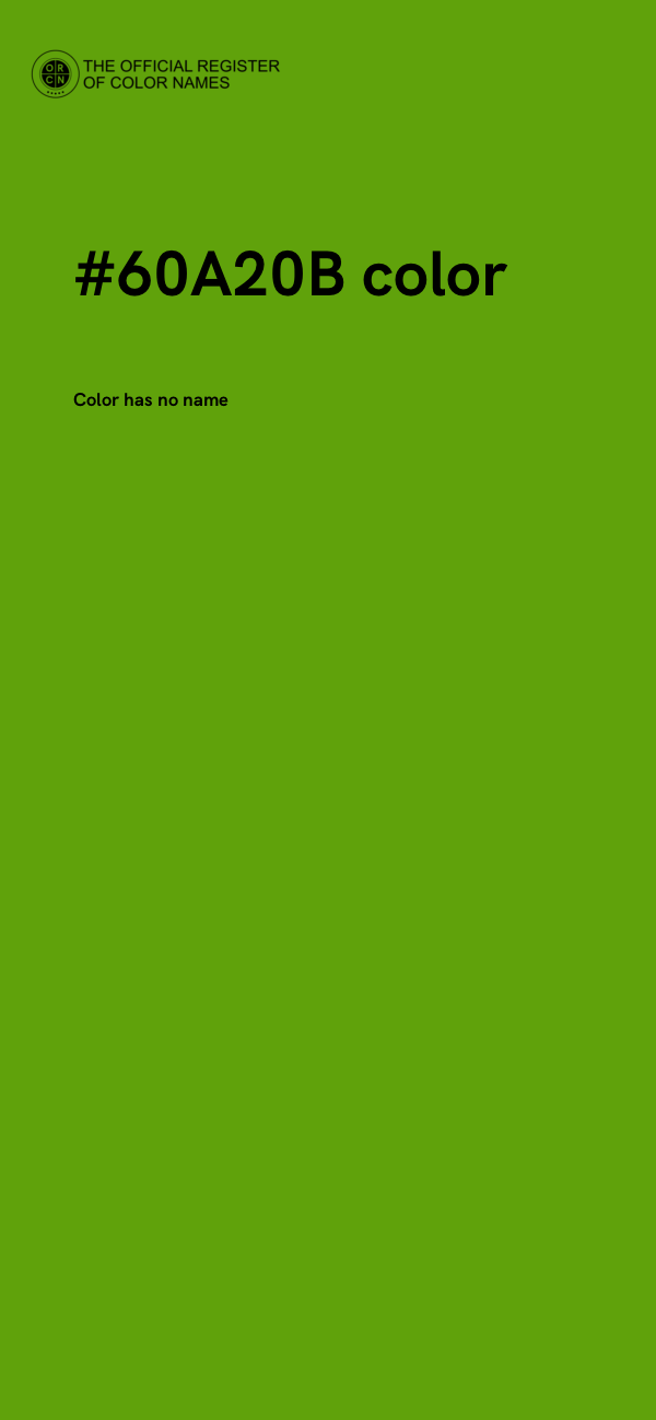#60A20B color image