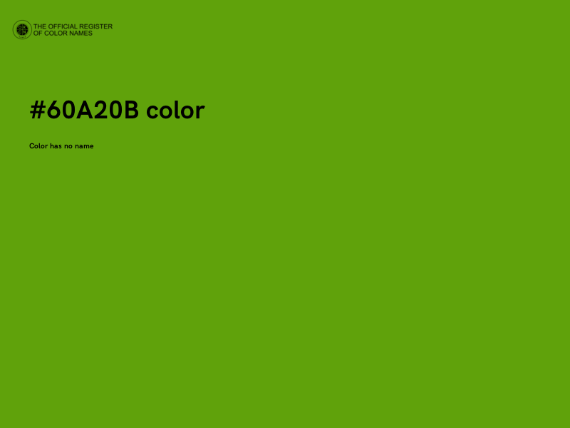#60A20B color image