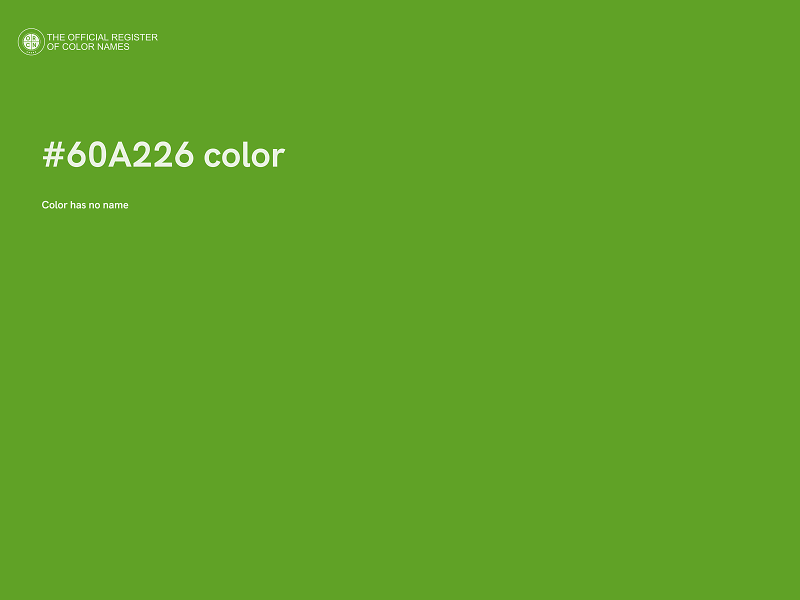 #60A226 color image