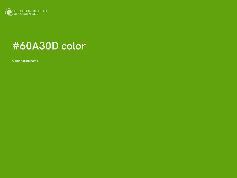 #60A30D color image