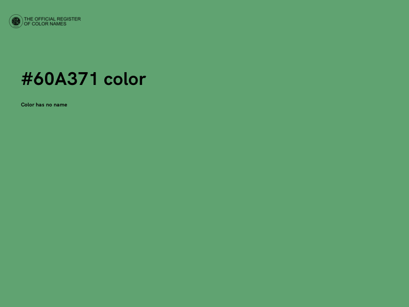 #60A371 color image