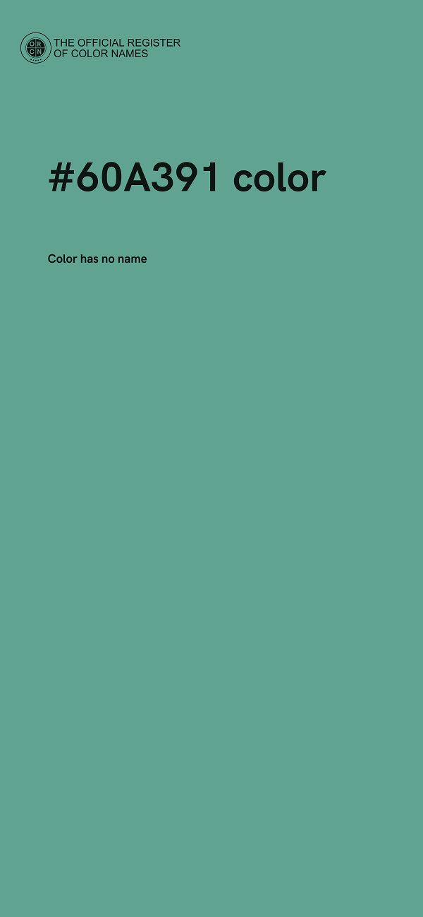 #60A391 color image