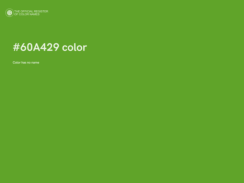 #60A429 color image