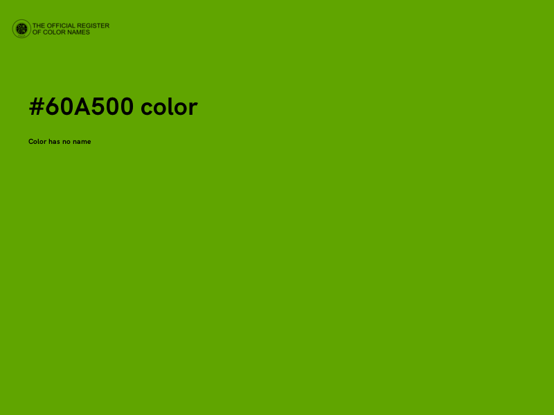 #60A500 color image