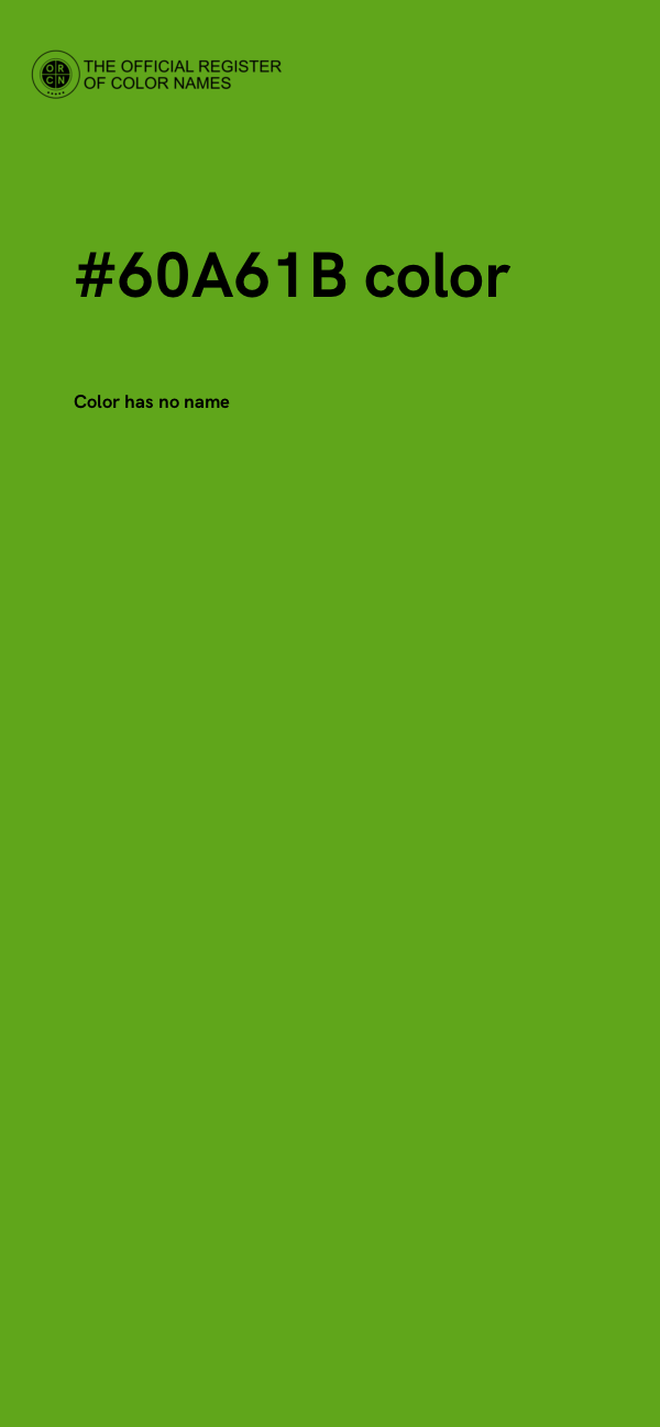 #60A61B color image