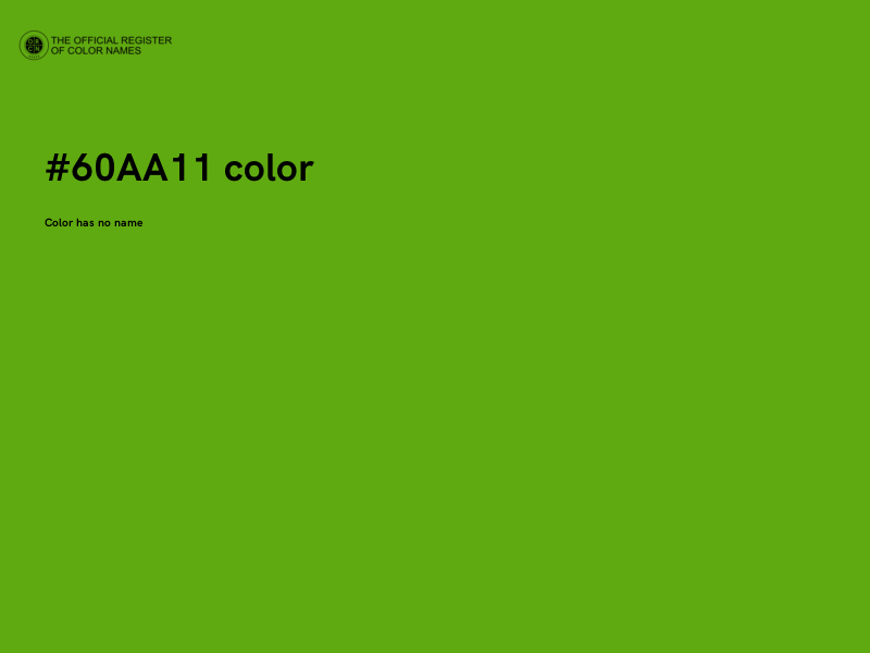 #60AA11 color image