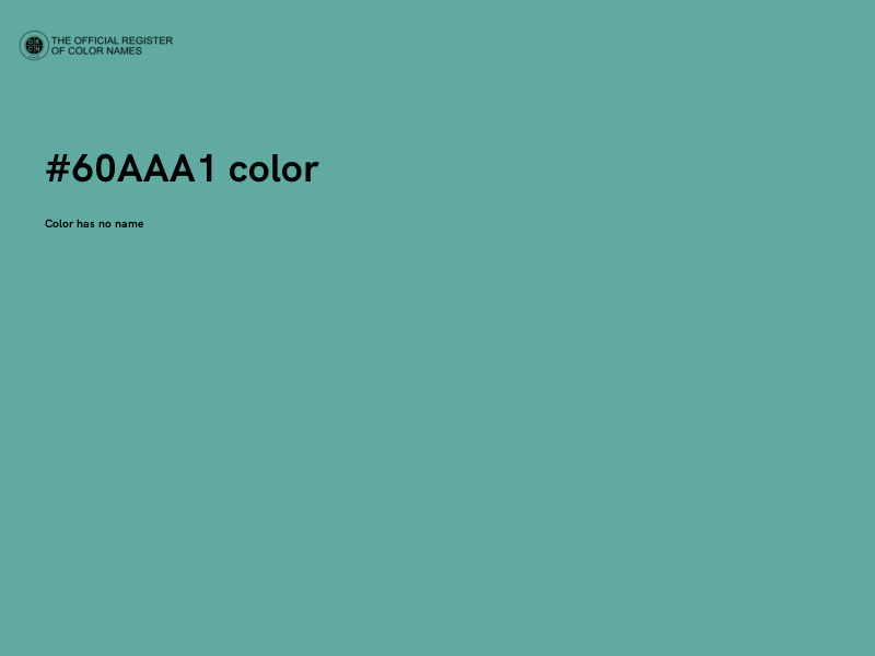 #60AAA1 color image