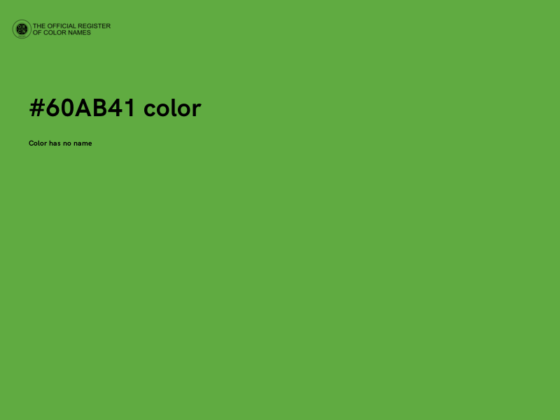 #60AB41 color image