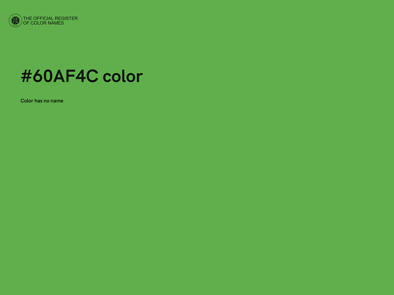 #60AF4C color image