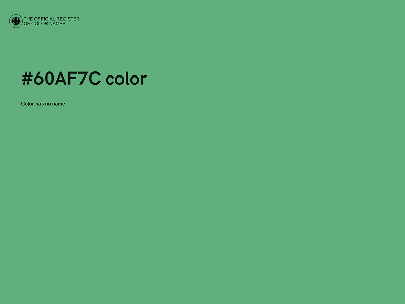 #60AF7C color image