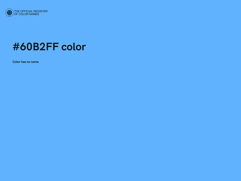 #60B2FF color image