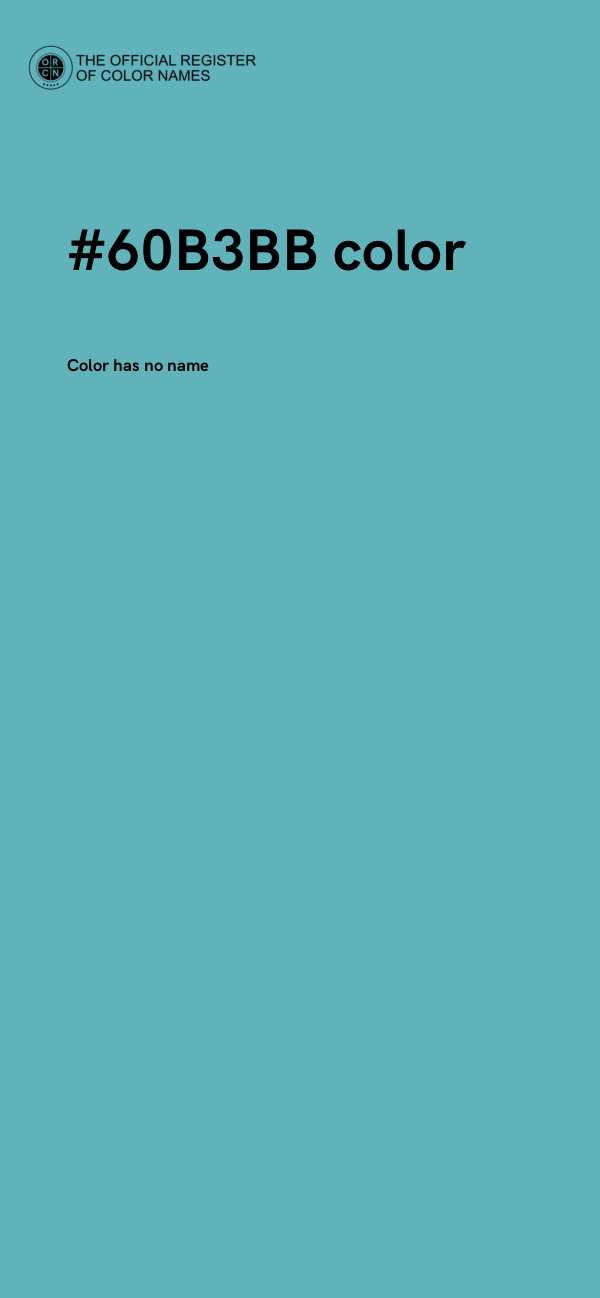 #60B3BB color image