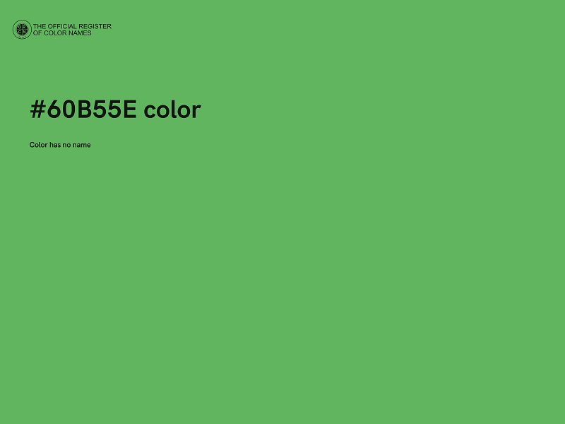 #60B55E color image