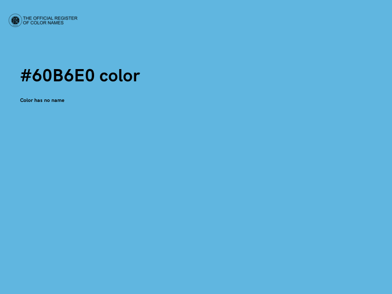 #60B6E0 color image