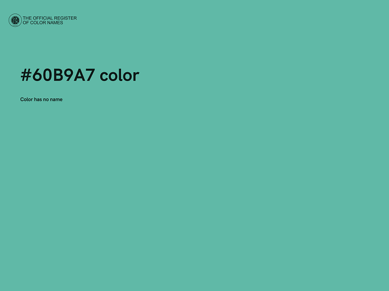 #60B9A7 color image