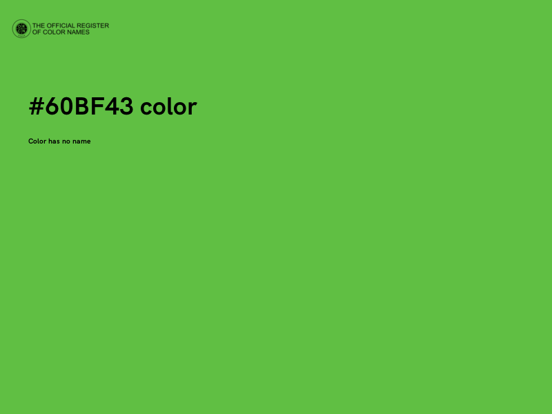 #60BF43 color image