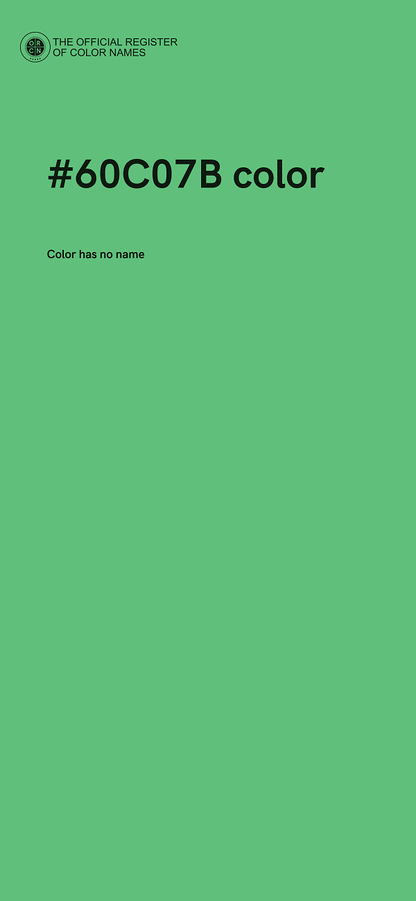 #60C07B color image