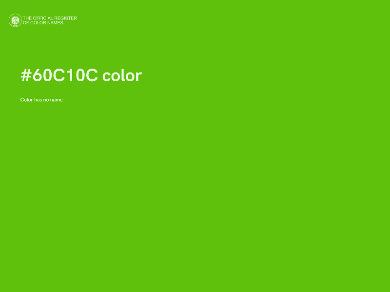 #60C10C color image