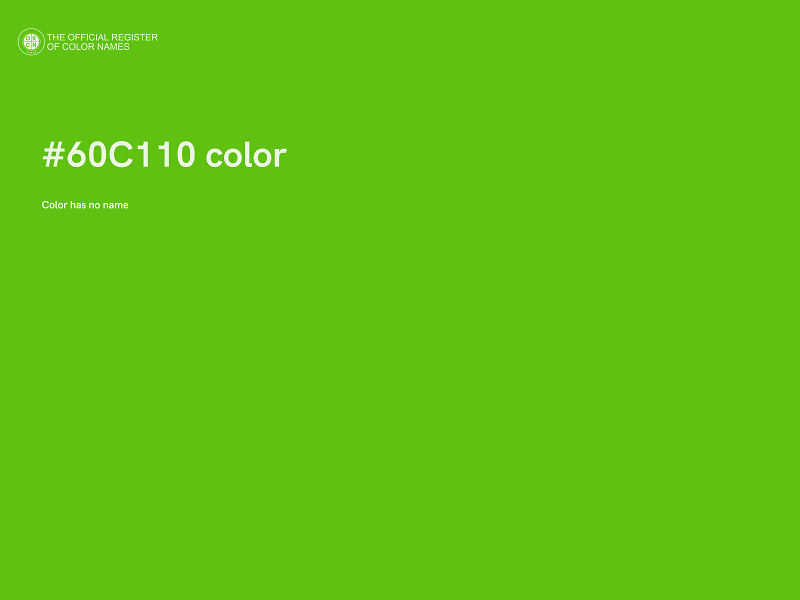 #60C110 color image
