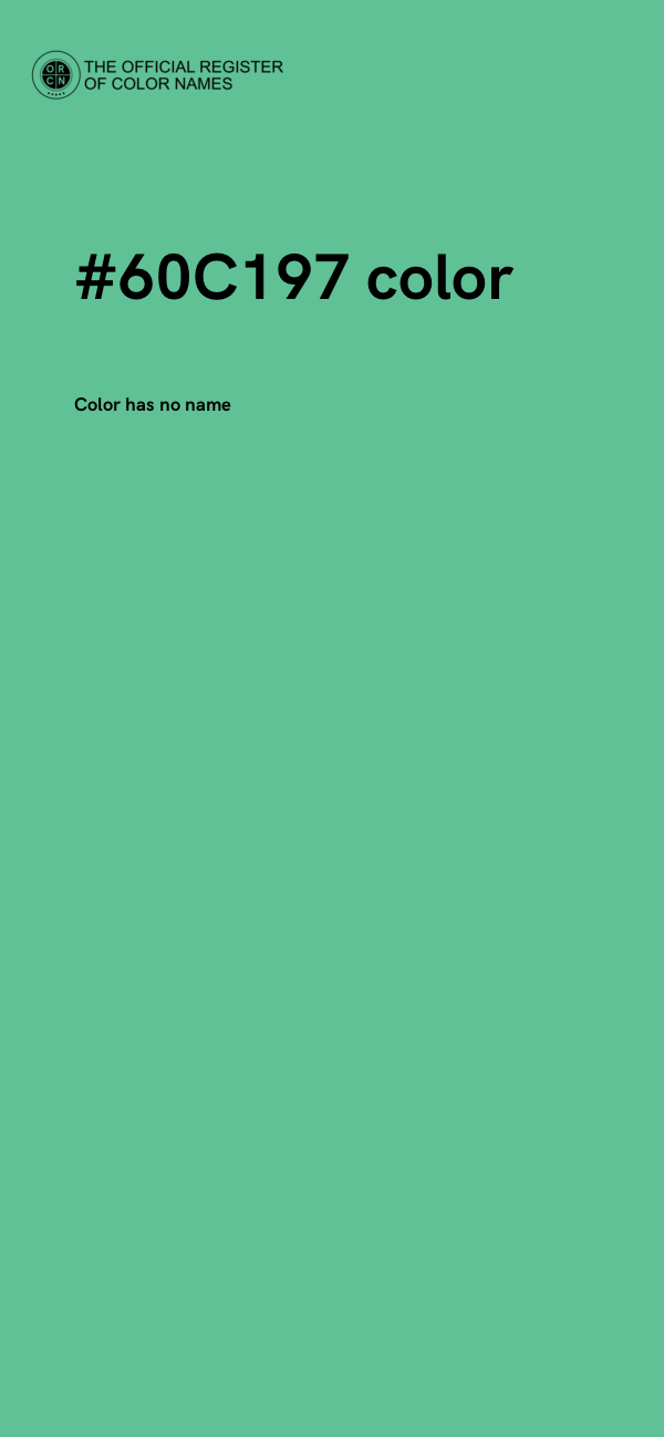 #60C197 color image
