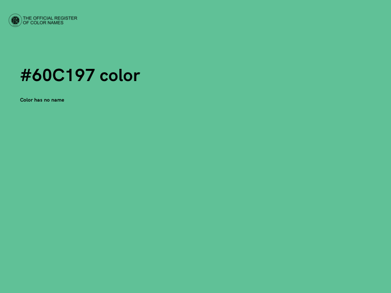 #60C197 color image